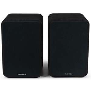 Aktywny zestaw głośników Thomson WS600 2.0 o mocy 100 W, Bluetooth 5.0, pilot zdalnego sterowania, czarny