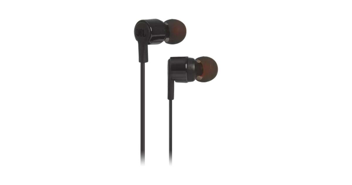 JBL T210 Black Earphones