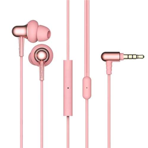 1MORE E1025 Stylish kettős meghajtós mikrofonos hallójárati rózsaszín fülhallgató 67947469