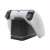 Ventaris D100B PS5 Single controller charging station, black, with two white PS5 DualSense controllers