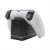 Ventaris D100B PS5 Single controller charging station, black, with two white PS5 DualSense controllers