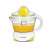 Esperanza Clementine electric citrus juicer, white and yellow, 25W
