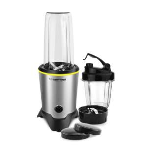 Blender Esperanza Nutri Master, srebrny, 1000W, z dwoma pojemnikami, ostrzami i pokrywkami - Toster i Blender