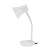 Esperanza Polaris E27 white desk lamp with cord