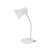 Esperanza Polaris E27 white desk lamp with cord