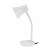 Esperanza Polaris E27 white desk lamp with cord