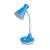 Esperanza Diadem E27 blue desk lamp with flexible arm, on/off switch