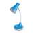 Esperanza Diadem E27 blue desk lamp with flexible arm, on/off switch