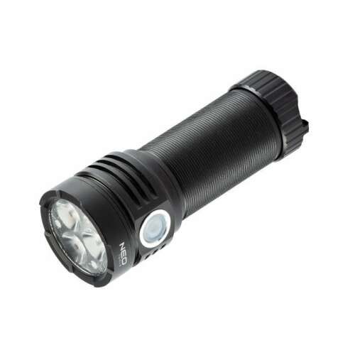 NEO TOOLS 99-037 Tölthető zseblámpa OSRAM P9 LED-del, Fekete