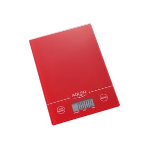 Adler AD 3138 red digital kitchen scale for precise measurements - Kitchen & dining