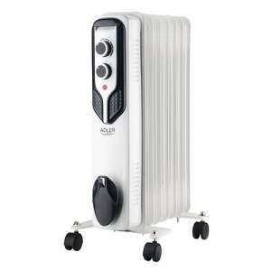 Adler AD 7815 Olajradiátor - 1500W - Fehér
