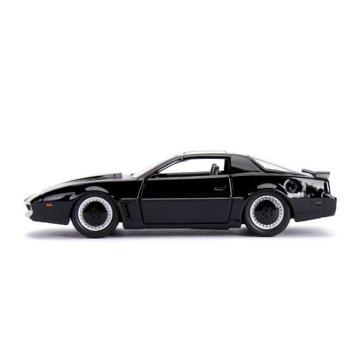 Knight Rider KITT car model, 1:24 scale, black, side view