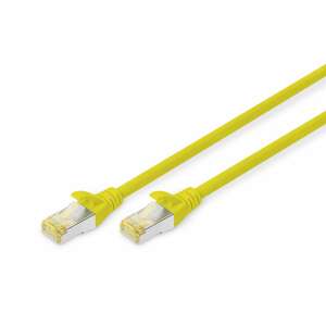 Digitus CAT6A S-FTP Patchkabel, gelb, 0,5m - FTP-Kabel