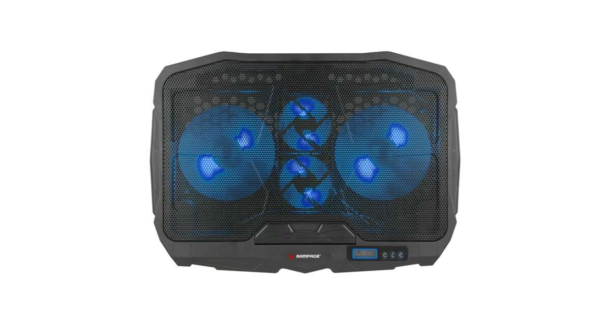 Rampage AD-RC4 Chladiaca podložka pod notebook 17" modrá 36589 82596048