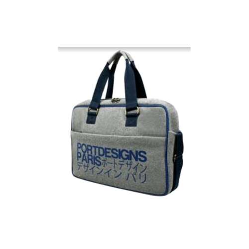 Port Designs Kobe 15,6 hüvelykes felső betöltésű laptop táska szürke színben