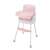 Pepita Pappo 3in1 Convertible High Chair, Pink