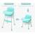 Pepita Pappo 3in1 Convertible High Chair, Blue, High chair and play chair