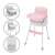 Pepita Pappo 3in1 Convertible High Chair, Pink, Folding and carrying