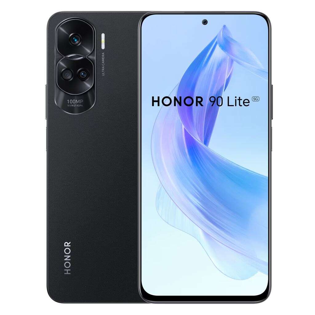 Honor 90 Lite 5G 256 GB 8 GB Dual SIM Mobiltelefon, Fekete
