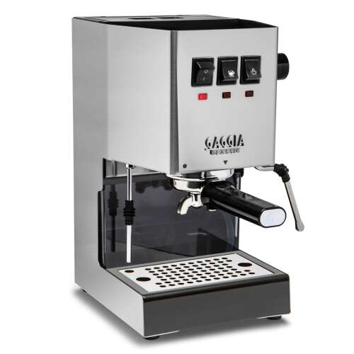 Aparat za espresso kavu Gaggia Classic E24, završna obrada od nehrđajućeg čelika
