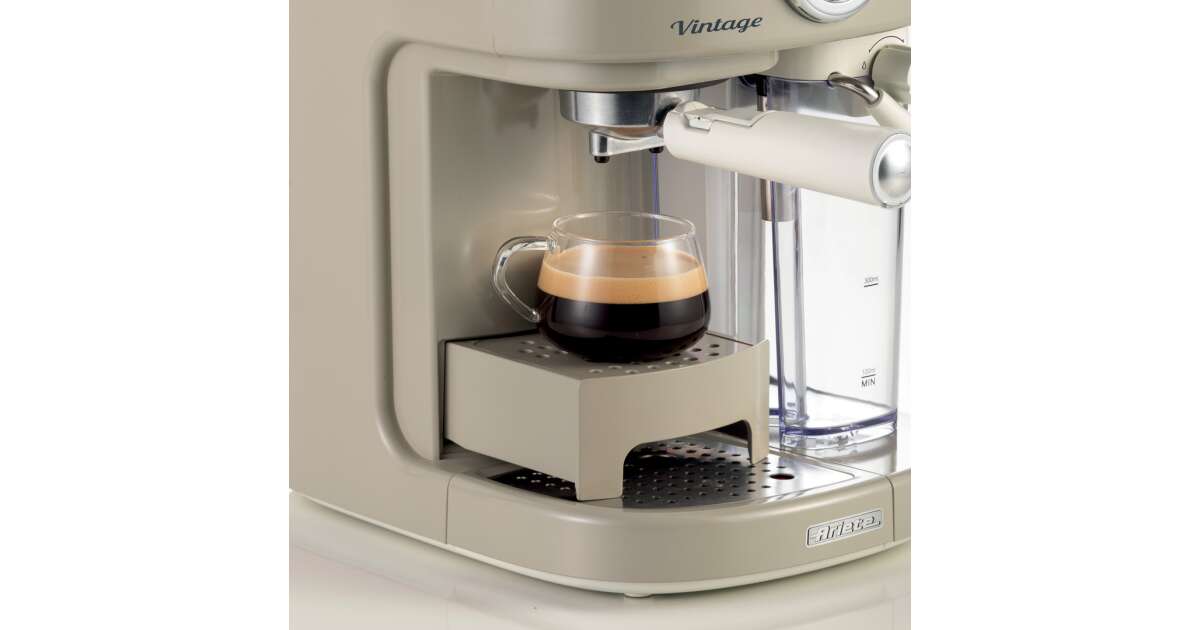 Espresso Coffee Maker Vintage - Ariete 1383 - with automatic system for  cappuccino and caffè latte 