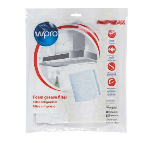 Wpro UGF-015 filtru universal de grăsime cu indicator de saturație pentru hote de bucătărie