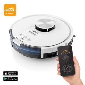ETA Smart robot vacuum cleaner with laser navigation, app control, and mopping function - Robot Vacuum
