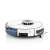 Side view of the ETA Smart robot vacuum cleaner showing charging port and side brushes