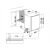 Whirlpool W8I HT58 TS built-in dishwasher dimensions