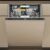 Open Whirlpool W8I HT58 TS beige built-in dishwasher, 14 place settings
