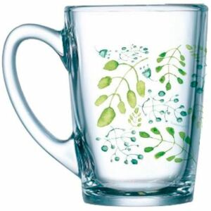 Luminarc New Morning Bögre - Zöld Növényi Minta - 320 ml