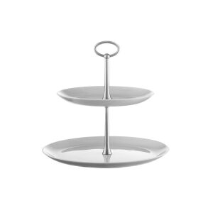 Ambition Valencia Üveg Kínálótál - 2 Szintes - 19/25 cm