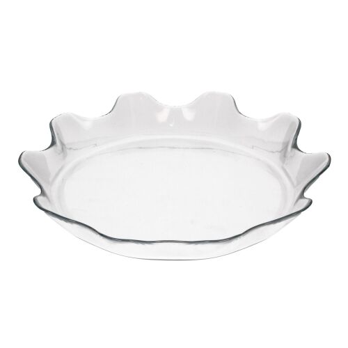 Pasabahce Splash átlátszó üveg kínálótál, 32 cm