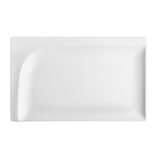 Felülnézet az Ambition Monaco elegáns fehér kínálótálról