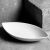 Ambition Salsa fehér kínálótál kő háttérrel, 26 cm