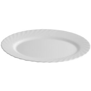 Luminarc Trianon Ovális Sültestál - 29 cm, Fehér Opál Üveg - Luminarc