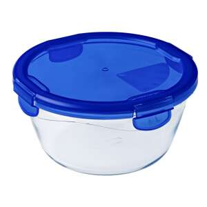 Pyrex Cook&Go 15 cm 0.7 l hőálló üvegtál kék fedővel - Pyrex