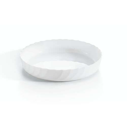 Luminarc Trianon 26 cm-es sütőforma, fehér, hőálló, edzett üvegből