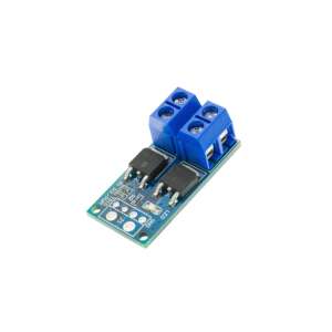 MosFet trigger modul 15A 400W, duál-MOS párhuzamos aktív kimenet, 15A áram, 400W teljesítmény, PWM vezérelhetőség, 5-36V DC kapcsolható feszültség - Informatikai szerelés kiegészítő
