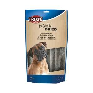 Trixie Természetes & Szárított Lazacbőr Kutya Jutalomfalatok, 150g - Trixie
