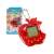 Red apple shaped Tamagotchi electronic pet toy with packaging