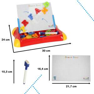 Tablă magnetică de învățare "SmartBoard" - Numere, litere, roșu 75435464 Planșe de desen