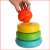 Ikonka Educational Pyramid Stacking Toy being assembled