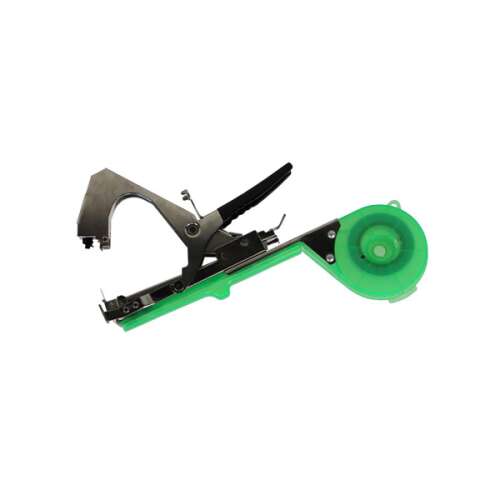 Garden plant tying tool with tape