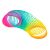 Ikonka Rainbow Magic Spring toy, stretched slinky