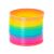 Ikonka Rainbow Magic Spring toy, colorful slinky