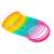 Rainbow Slinky, a colorful spring toy for kids