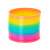 Rainbow Slinky, a colorful spring toy for kids