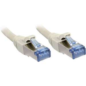 Cablu de rețea Lindy Cat.6A S/FTP RJ45, 3 metri, gri, ecranat, snagless, conectori placati cu aur - Lindy Cabluri FTP