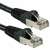 Lindy CAT 6A S/FTP RJ45 Netzwerkkabel, 0,30m, schwarz